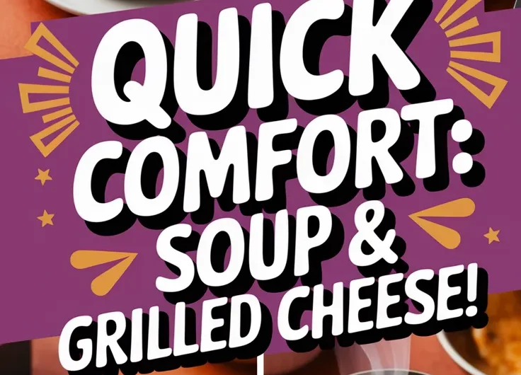 Cheap Microwave Canned Soup Grilled Cheese
