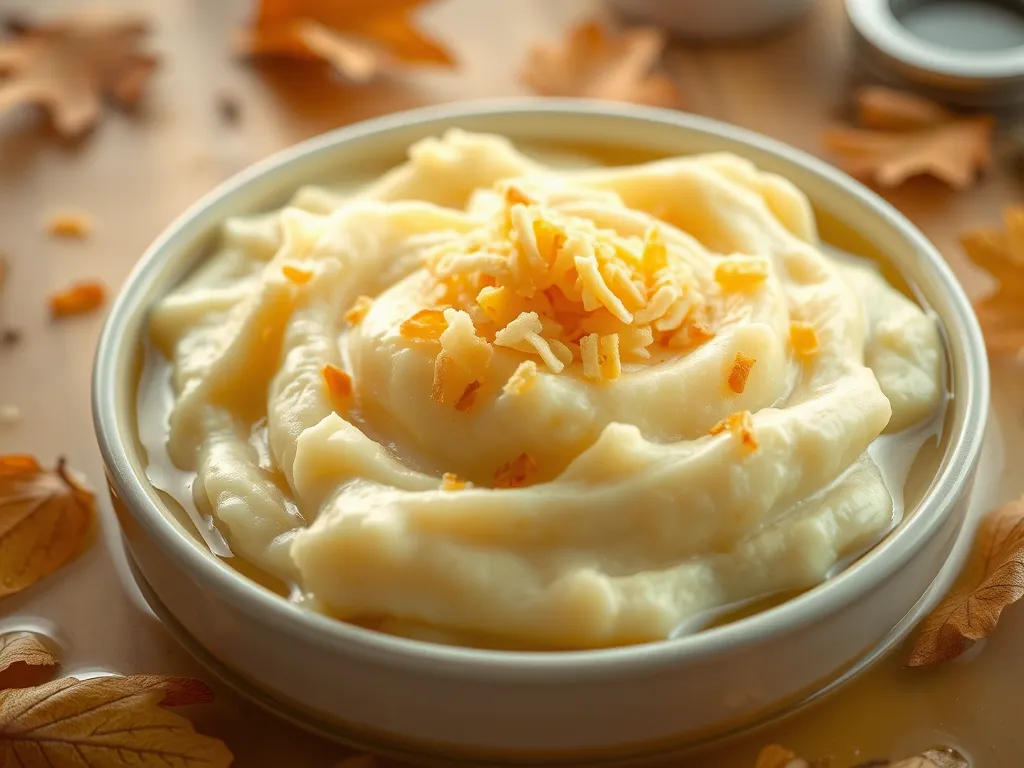 Delicious instant mashed potatoes with a microwave canned soup