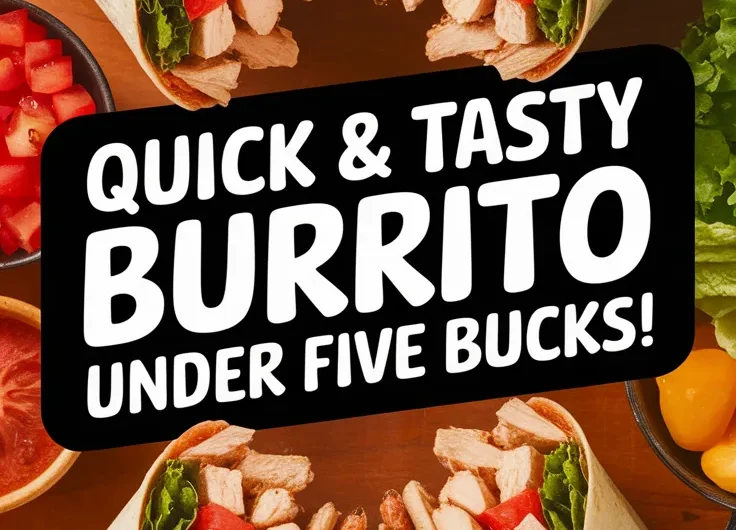 Cheap Microwave Tortilla with Canned Chicken Burrito