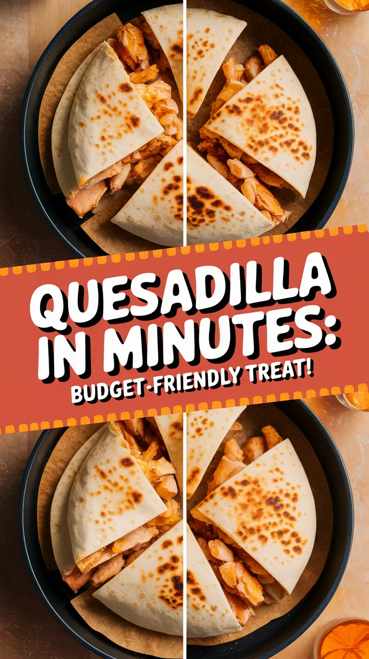 Quick and easy microwave quesadilla made with tortillas and canned chicken