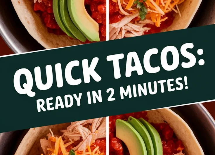 Cheap Microwave Tortilla with Canned Chicken Taco