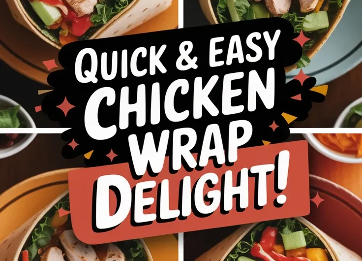 Cheap Microwave Tortilla with Canned Chicken Wrap