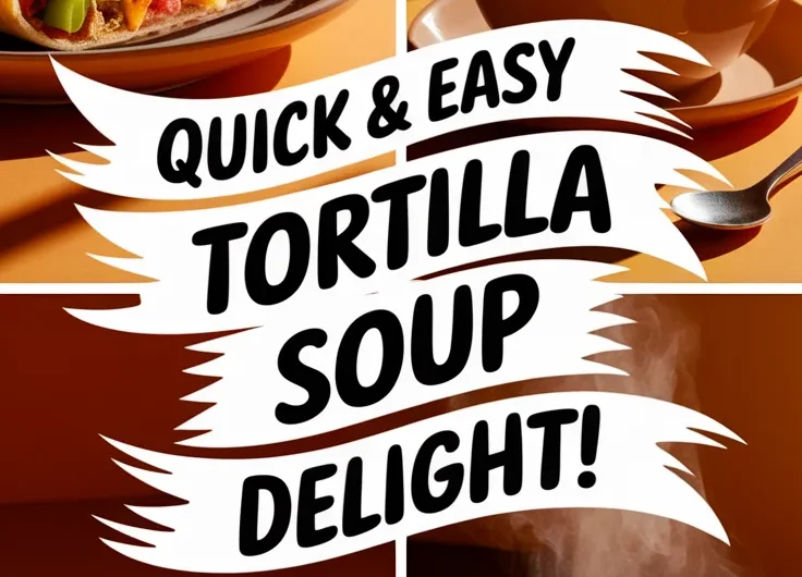 Cheap Microwave Tortilla with Canned Soup