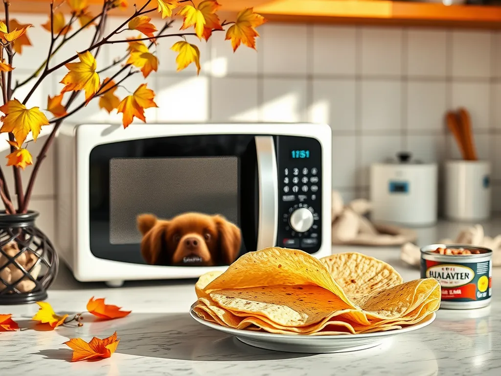 Plate of cheap microwave tortillas ready to be filled with canned tuna