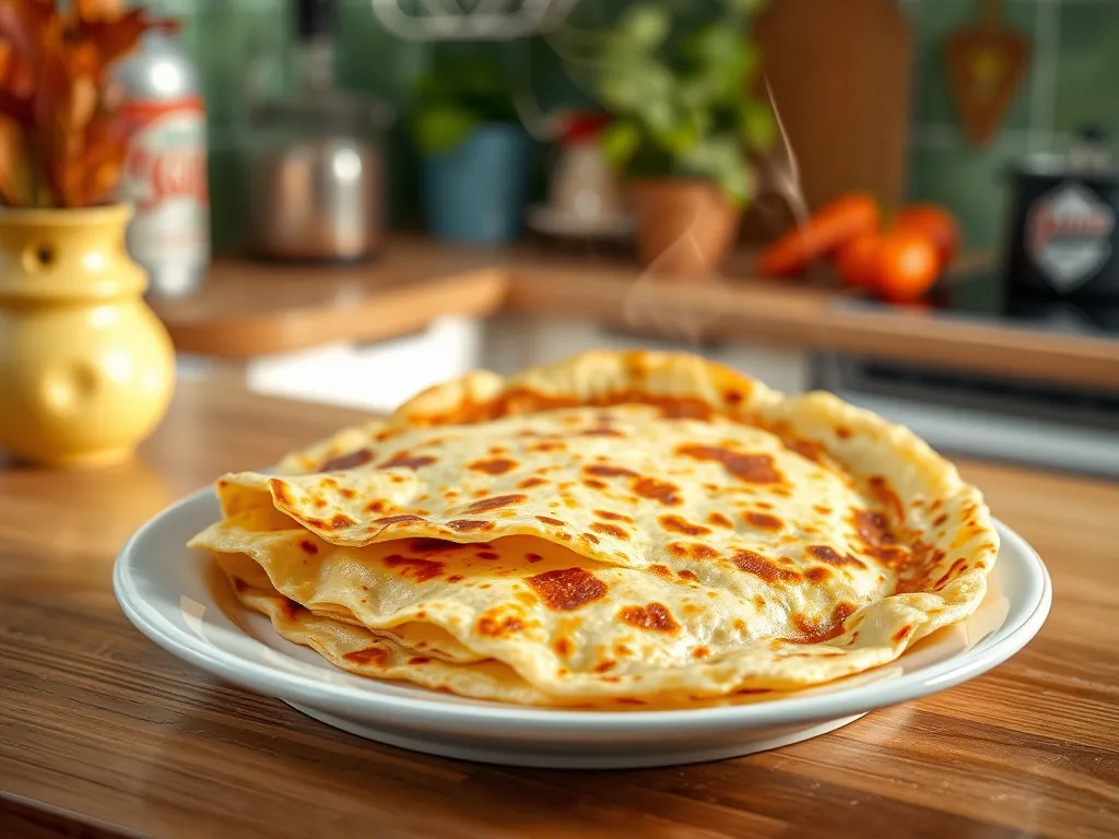 Hot tortillas stacked with melted cheese for a quick and easy meal