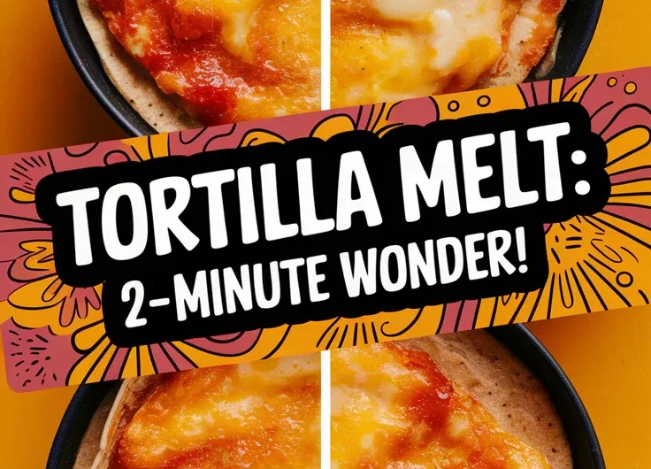 Cheap Microwave Tortilla and Cheese Melt