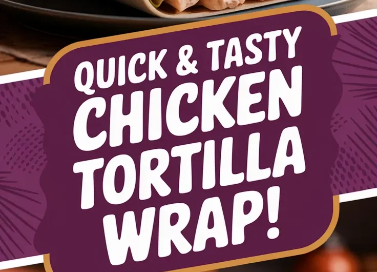 Quick Microwave Tortilla with Canned Chicken