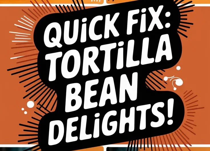 Cheap Microwave Tortilla with Refried Beans
