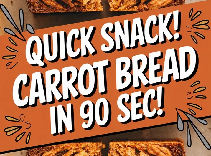 Easy 90-Second Carrot Bread