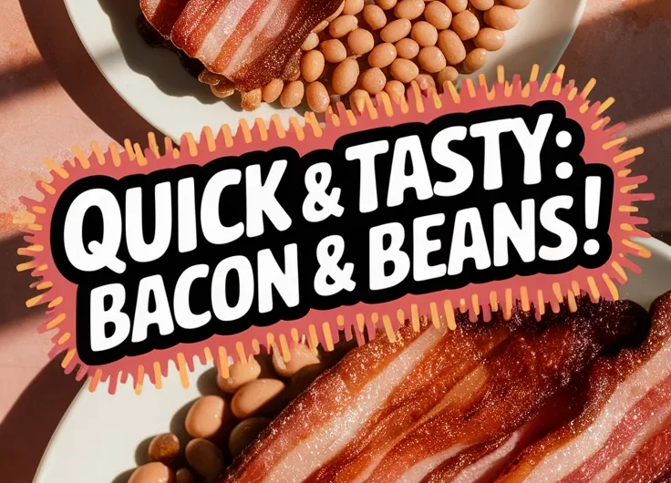 Lazy Microwave Bacon and Beans Delight