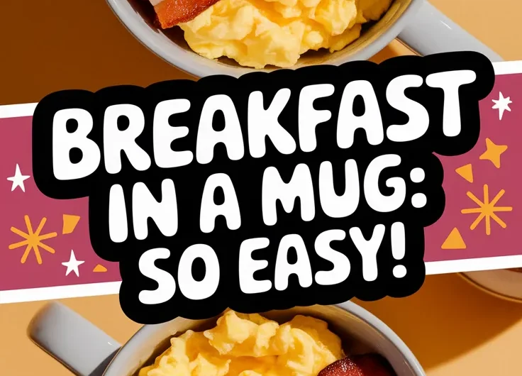 2-Minute Microwave Bacon & Egg Breakfast Mug