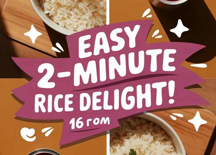 Lazy Microwave Boxed Rice with Canned Diced Tomatoes