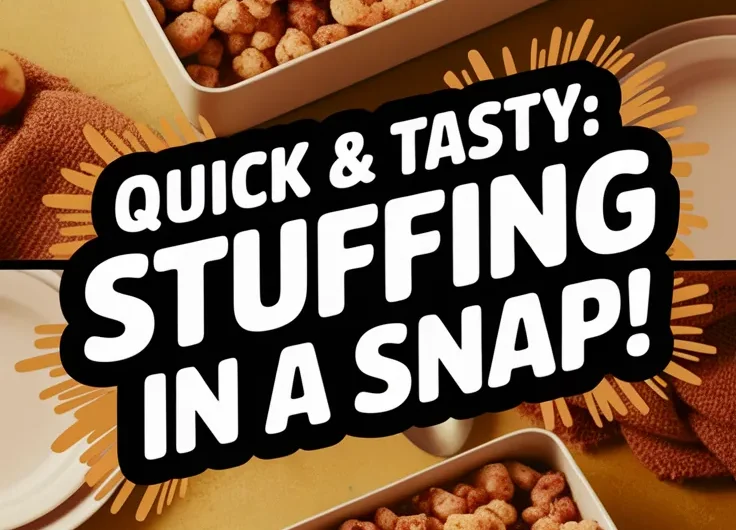 Lazy Microwave Boxed Stuffing with Sausage