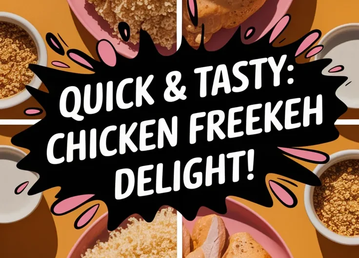 Lazy Microwave Canned Chicken and Instant Freekeh
