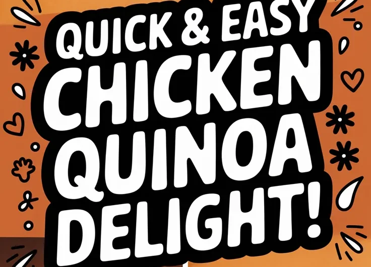 Lazy Microwave Canned Chicken and Instant Quinoa Flakes