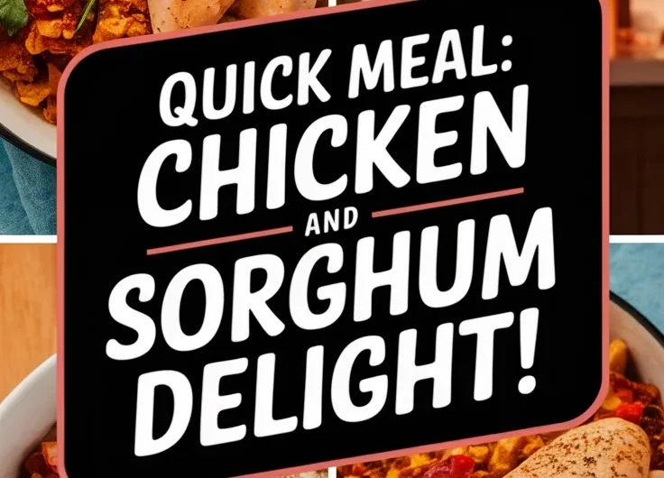 Lazy Microwave Canned Chicken and Instant Sorghum