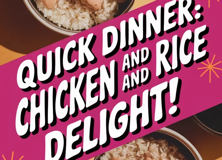 Lazy Microwave Canned Chicken and Rice