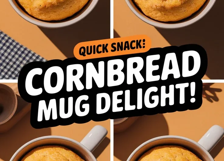 Lazy Microwave Canned Cornbread Mug