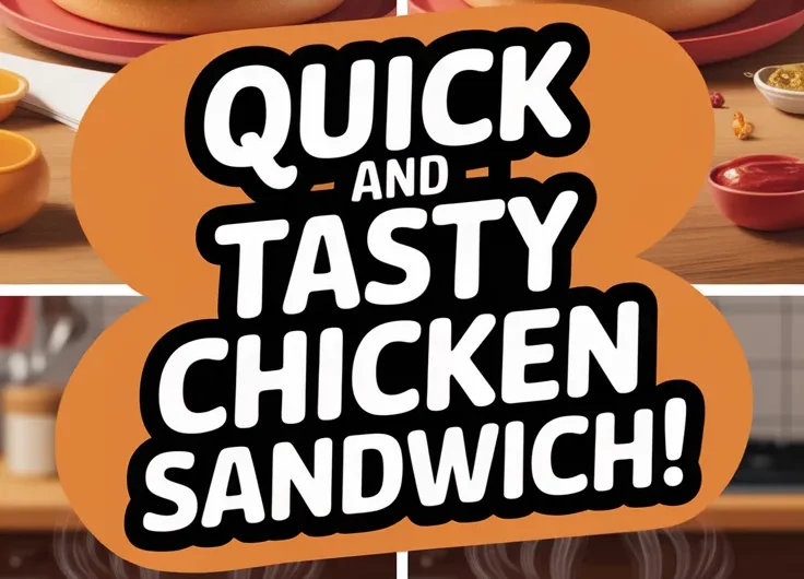 Lazy Microwave Frozen Chicken Patty Sandwich