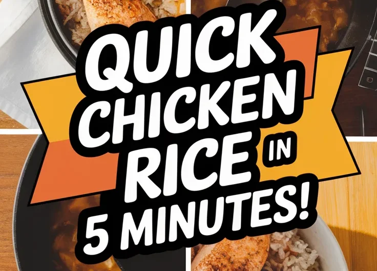 Lazy Microwave Canned Chicken and Instant Rice
