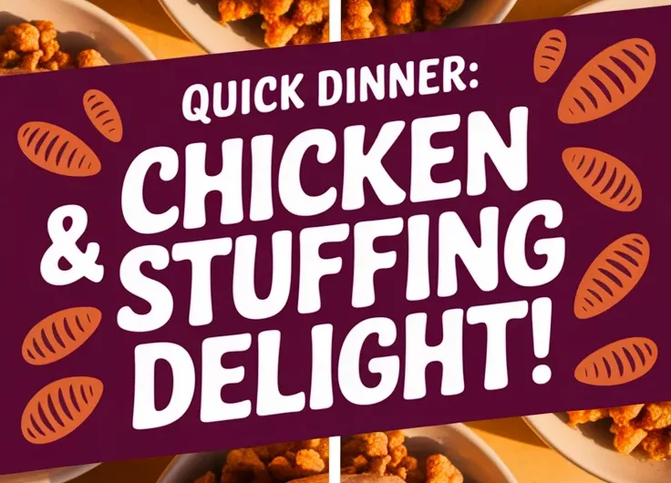 Lazy Microwave Canned Chicken and Instant Stuffing