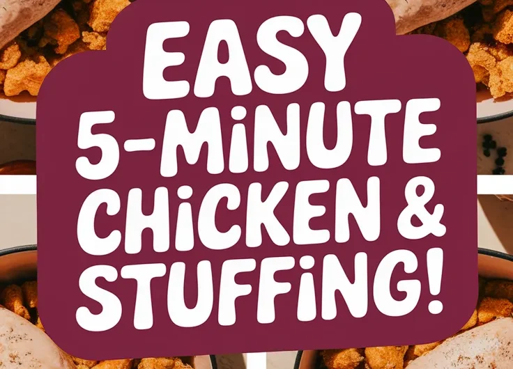 Lazy Microwave Canned Chicken and Stuffing