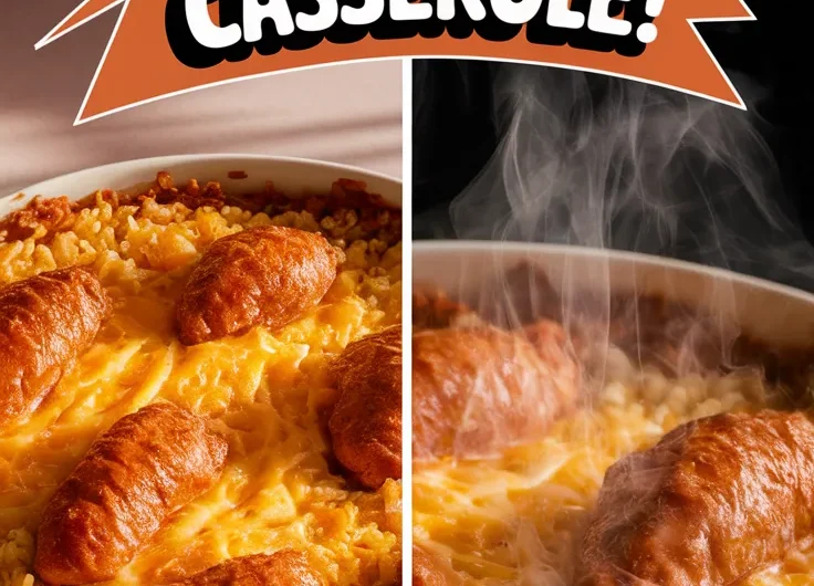 Lazy Microwave Frozen Chicken Tender and Rice Casserole