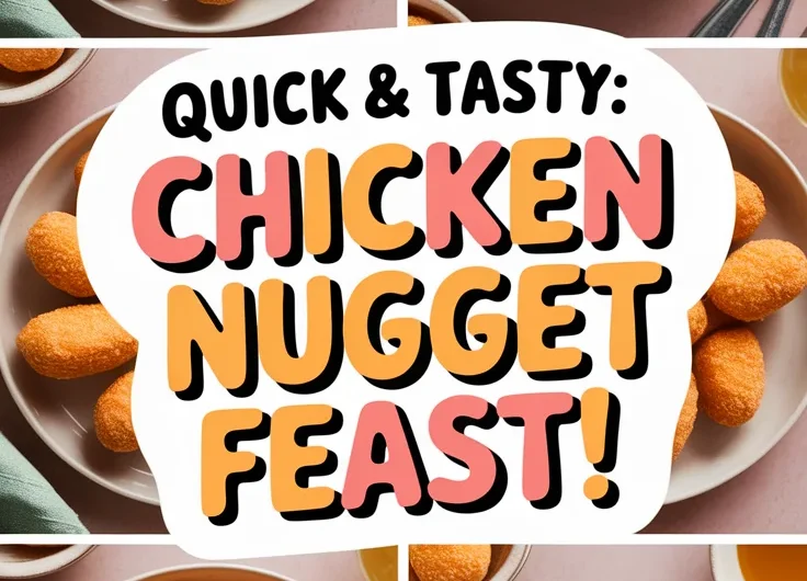 Lazy Microwave Frozen Chicken Nuggets with Instant Sorghum