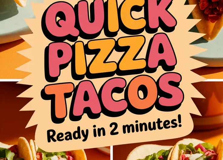 Lazy Microwave Frozen Mini Pizza Tacos