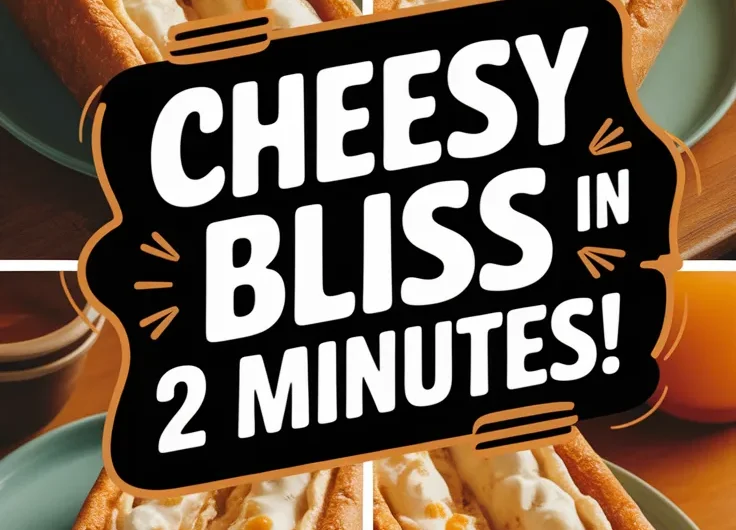 Lazy Microwave Frozen Mozzarella Stick Sandwich