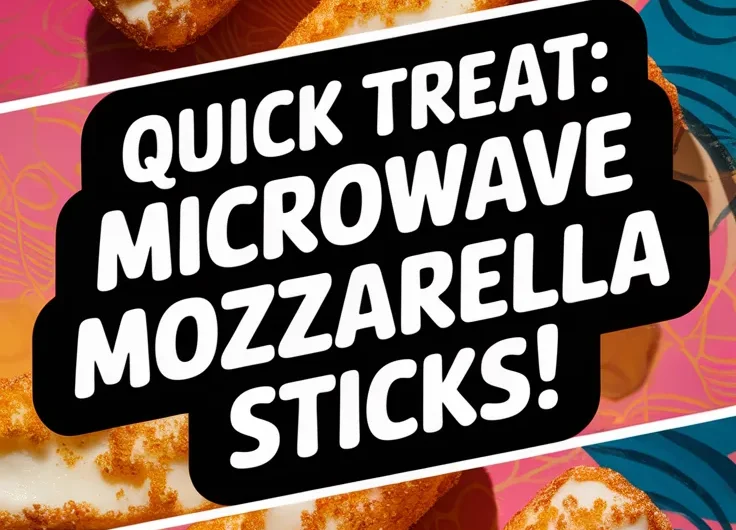 Lazy Microwave Frozen Mozzarella Sticks Meal