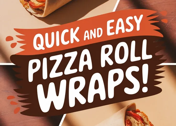 Lazy Microwave Frozen Pizza Roll Wrap