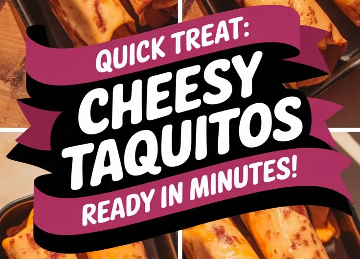 Lazy Microwave Frozen Taquitos and Cheese