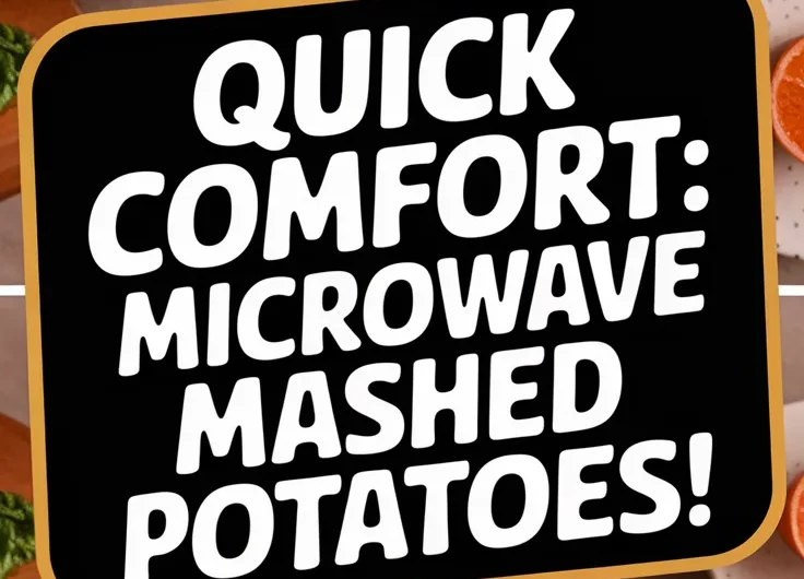 Lazy Microwave Instant Mashed Potato Bowl