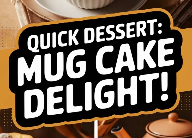 Lazy Microwave Instant Pancake Mix Mug Cake