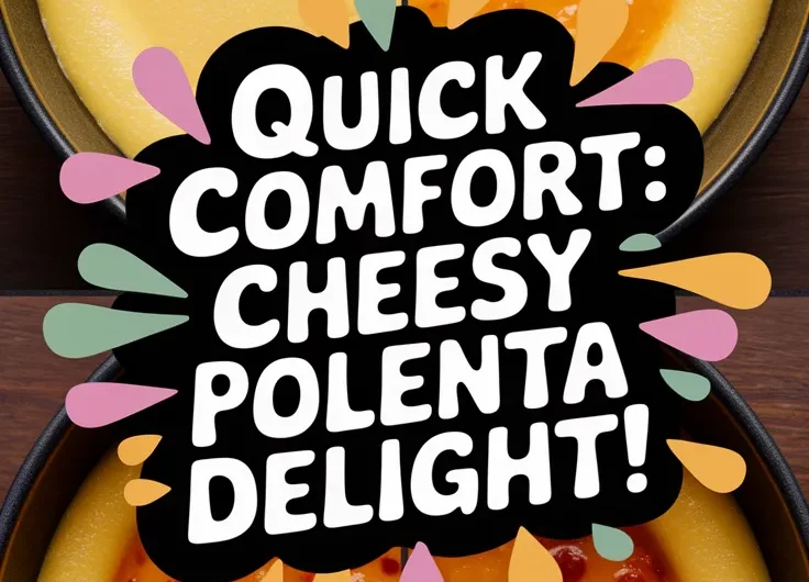 Lazy Microwave Instant Polenta with Cheese