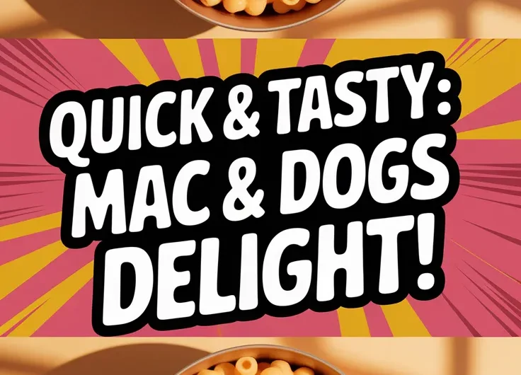 Lazy Microwave Boxed Mac and Cheese with Hot Dogs