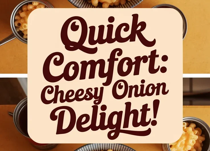 Lazy Microwave Boxed Mac and Cheese with Canned Diced Onions