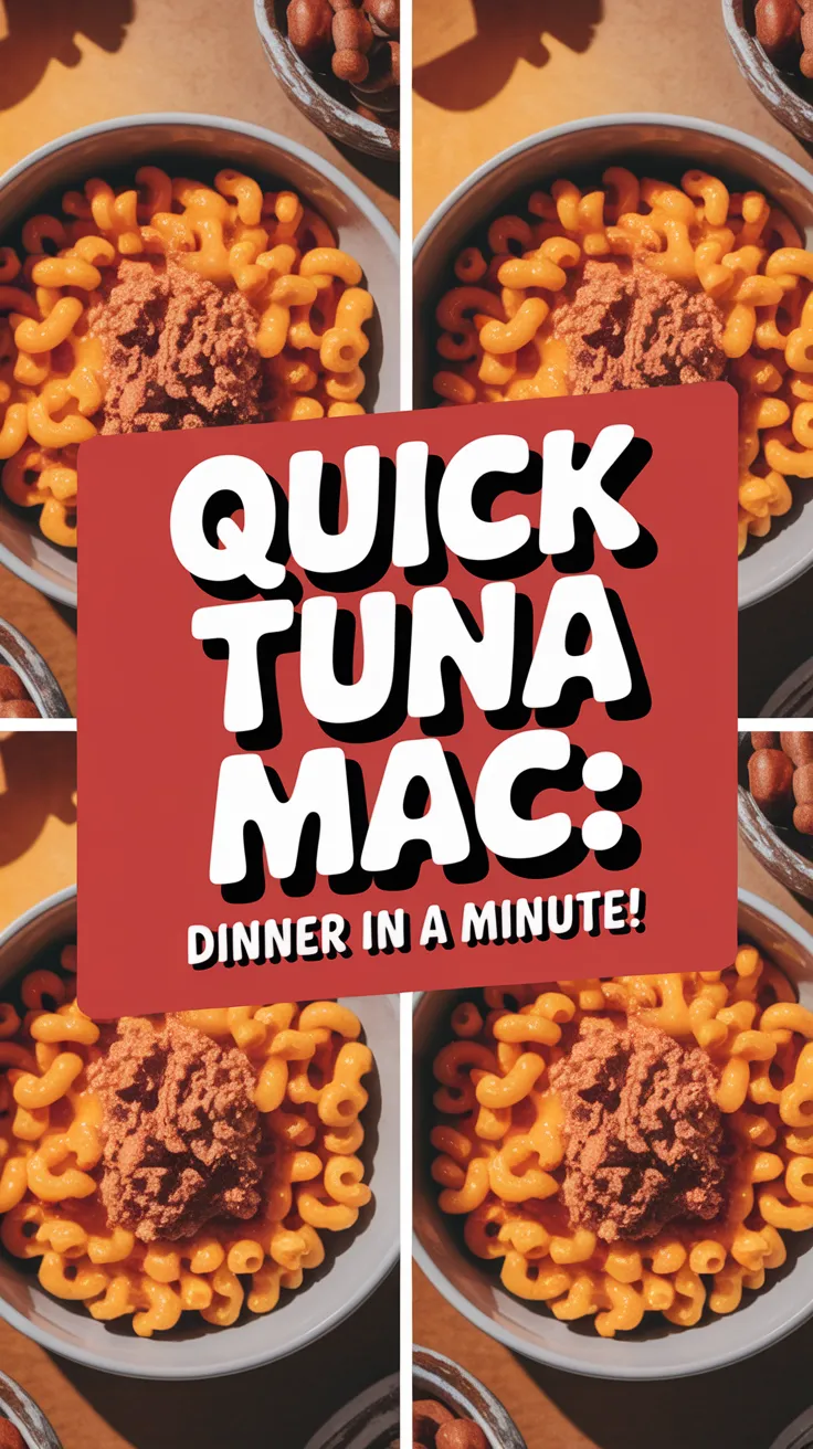 A delicious bowl of lazy microwave boxed mac and cheese topped with tuna.