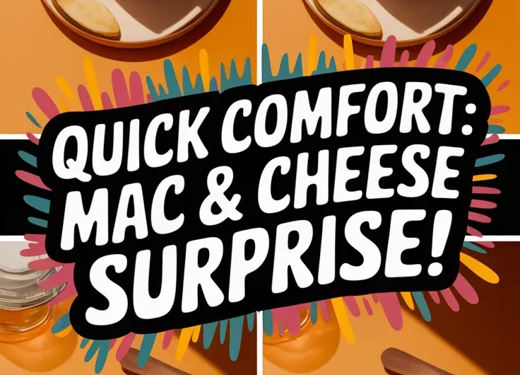 Lazy Microwave Boxed Mac and Cheese with Canned Diced Turnips