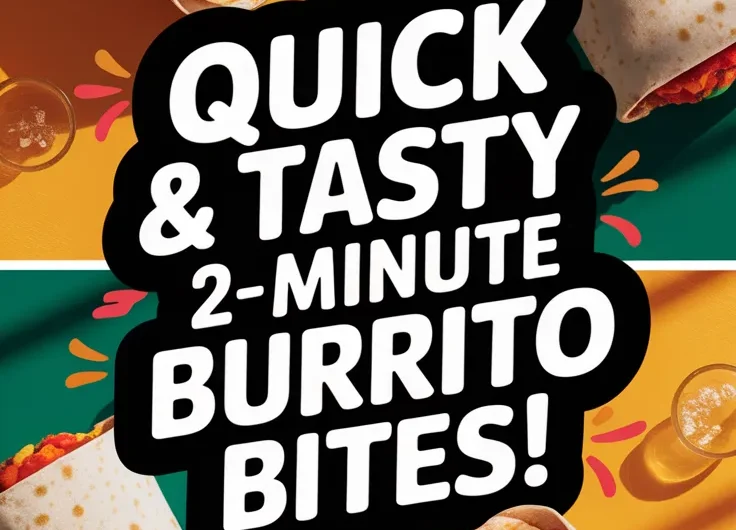 Lazy Microwave Frozen Mini Pizza Burrito