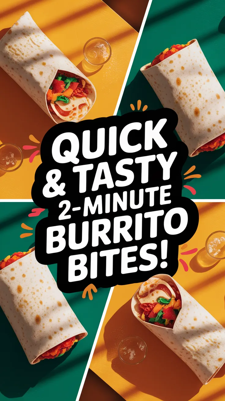 Delicious frozen mini pizza burrito perfect for a quick meal.