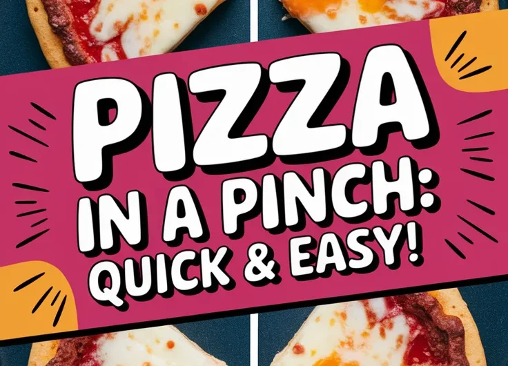 Lazy Microwave Instant Pancake Mix Pizza