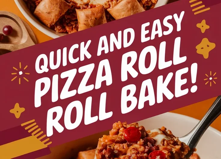 Lazy Microwave Frozen Pizza Roll Rice Bake