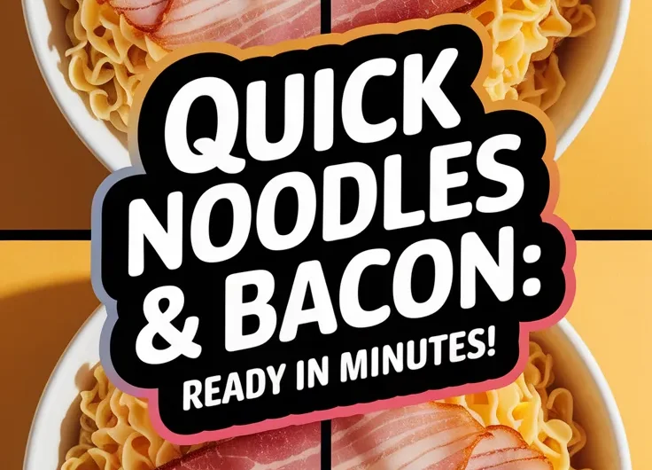 Lazy Microwave Pre-Cooked Bacon and Egg Noodles