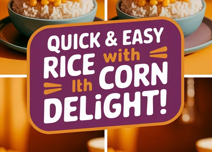Lazy Microwave Boxed Rice with Canned Corn