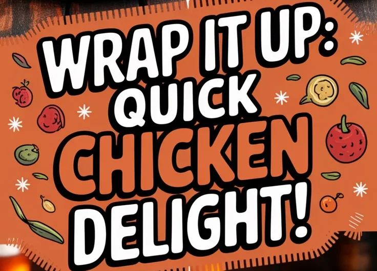 Lazy Microwave Pre-Cooked Rotisserie Chicken Wrap