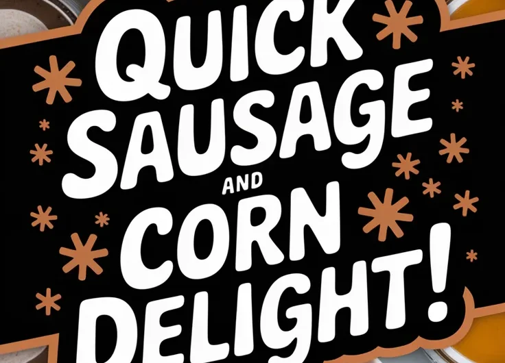 Microwave Magic: Lazy Pre-Cooked Sausage with Canned Corn