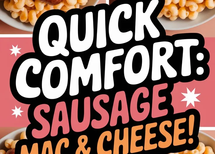 Lazy Microwave Pre-Cooked Sausage and Mac and Cheese