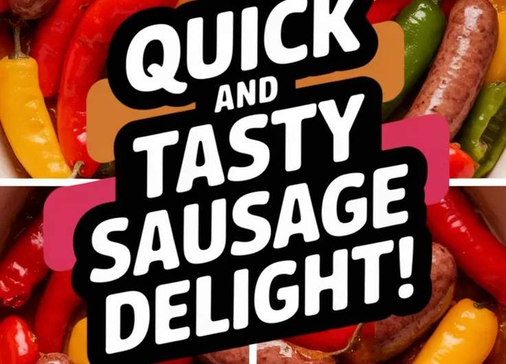 Lazy Microwave Pre-Cooked Sausage and Peppers